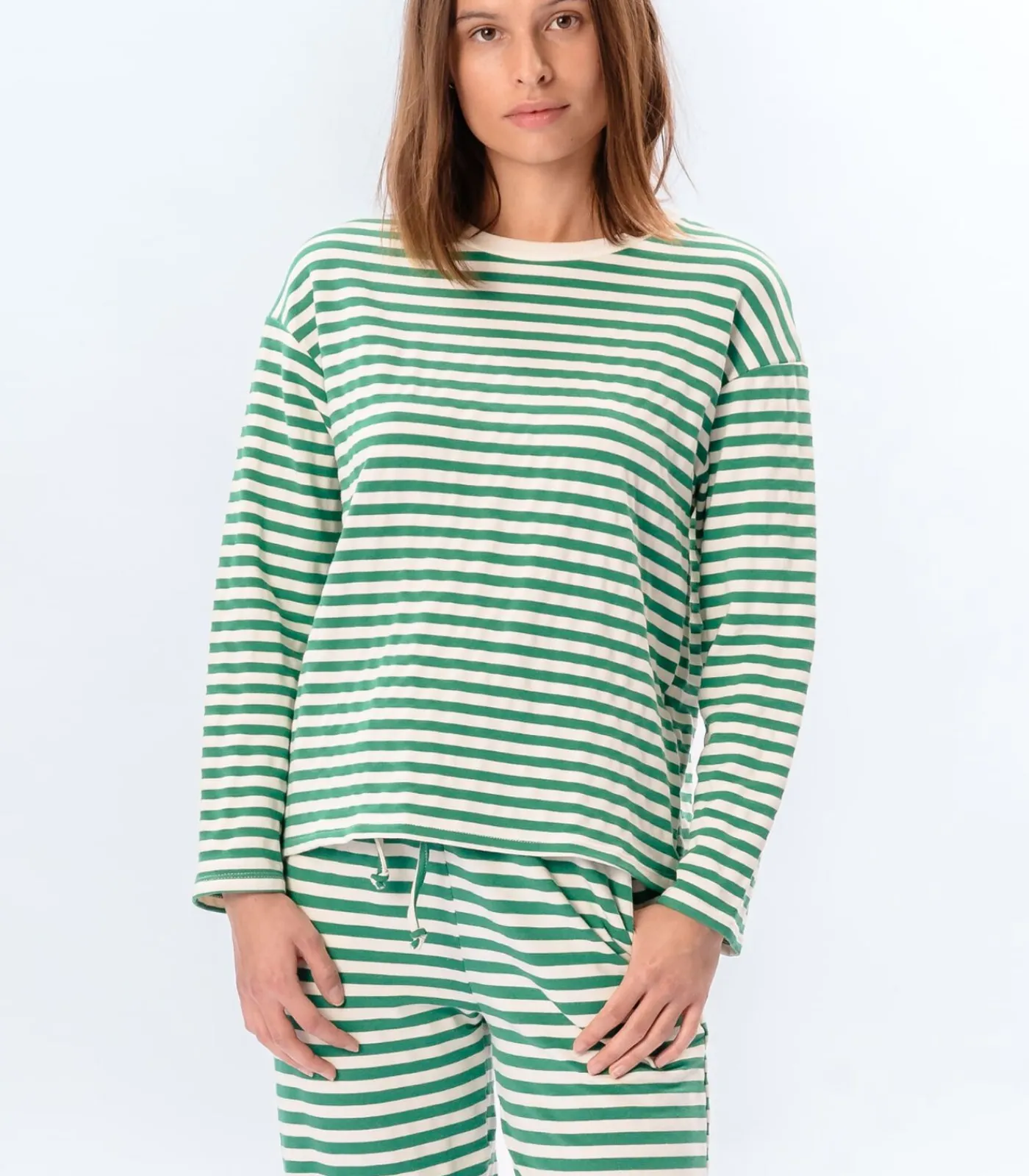 Outlet Gestript overhemd DAMES Maatpakken & Blazers