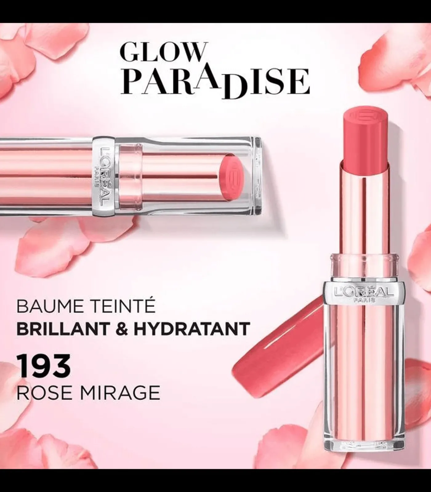 Sale Getinte Lipbalsem Glow Paradise - 193 Rose Mirage Lip Make Up
