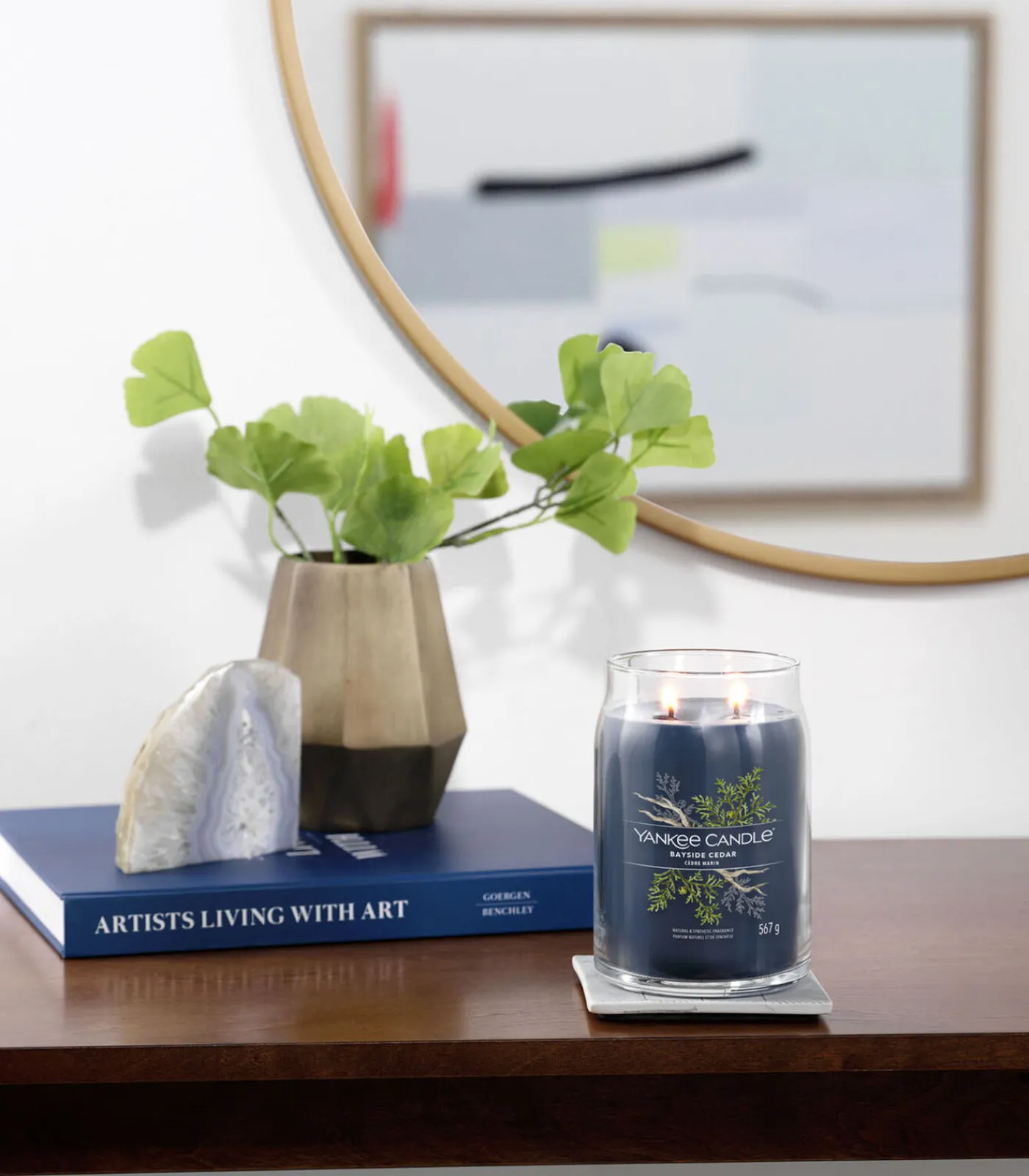 Geurkaars Bayside Cedar Signature Large Jar Kaarsen & Kaarshouders