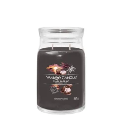 Best Geurkaars Black Coconut Signature Large Jar Kaarsen & Kaarshouders