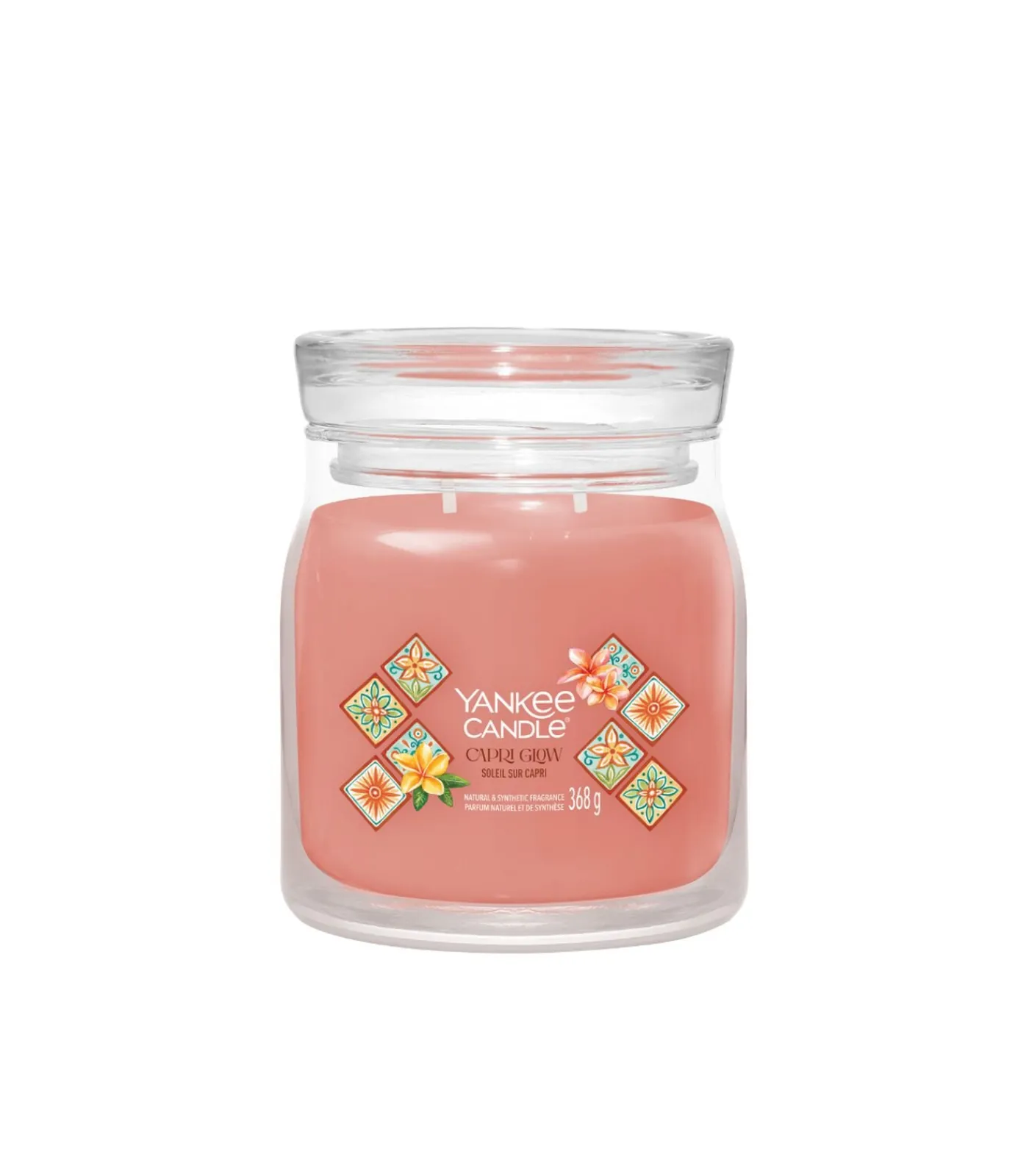 Hot Geurkaars Capri Glow Signature Medium Jar Kaarsen & Kaarshouders