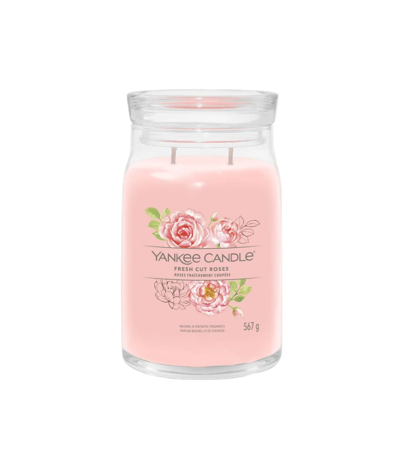 Yankee Candle Geurkaars Fresh Cut Roses Signature Large Jar