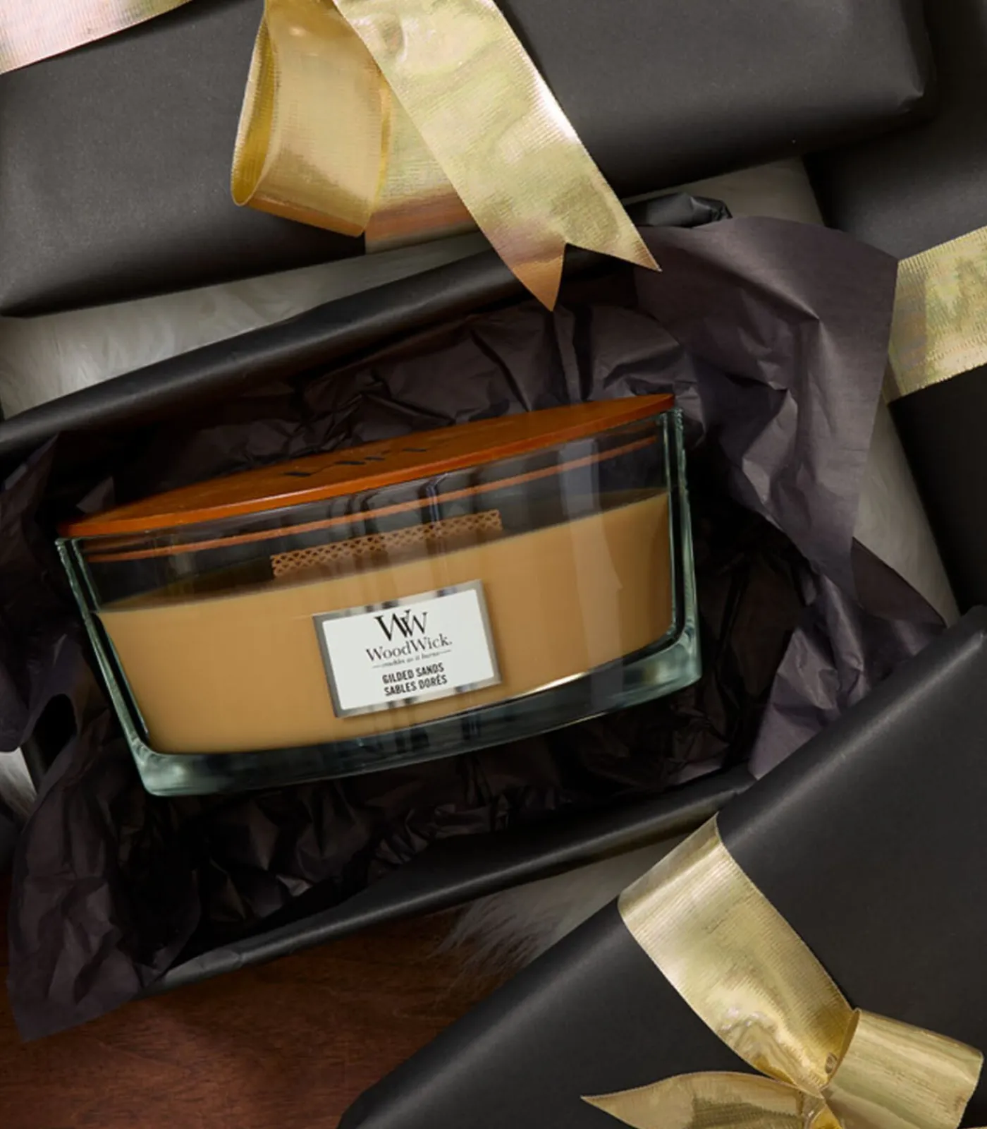 New Geurkaars Gilded Sands Ellipse Candle Kaarsen & Kaarshouders