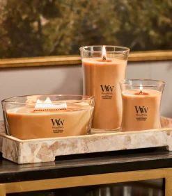WoodWick Geurkaars Golden Bourbon Medium Candle