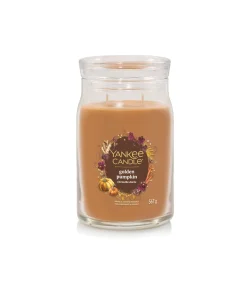 Yankee Candle Geurkaars Golden Pumpkin Signature Large Jar