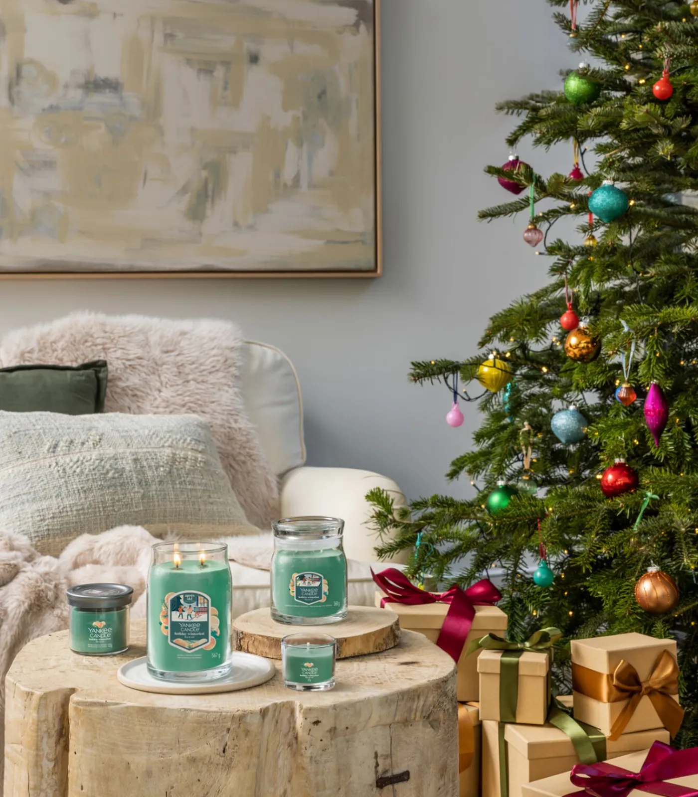 Outlet Geurkaars Holiday Winterfest Signature Medium Jar Kaarsen & Kaarshouders