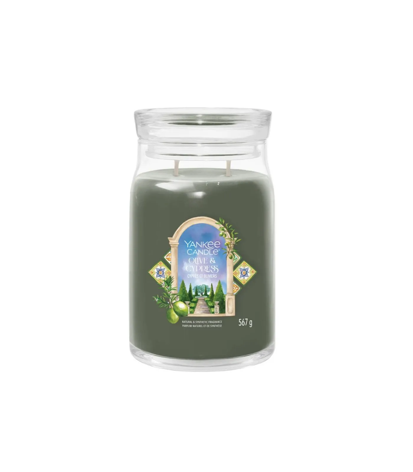 Yankee Candle Geurkaars Olive & Cypress Signature Large Jar