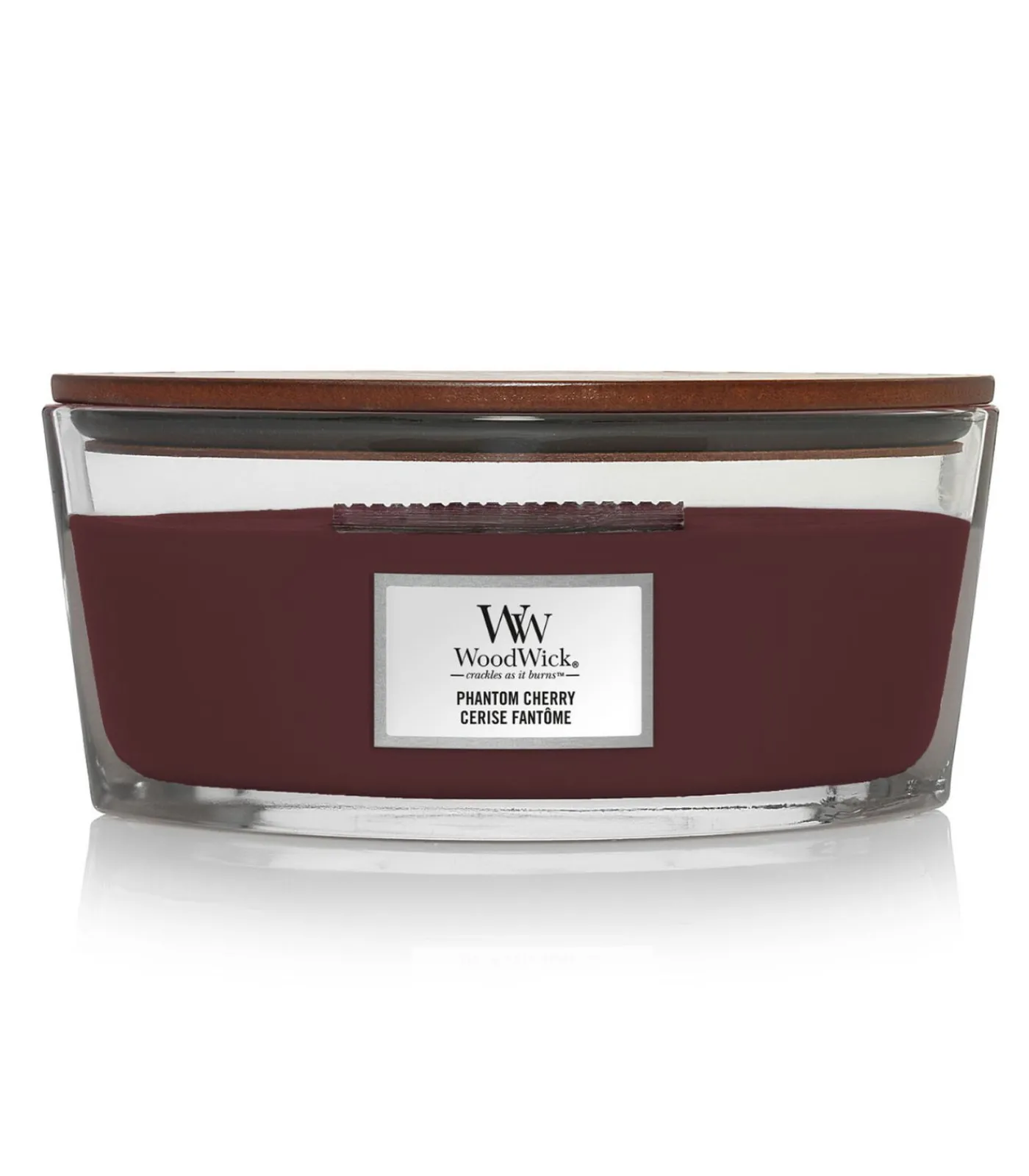 WoodWick Geurkaars Phantom Cherry Ellipse Candle