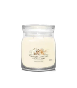 Yankee Candle Geurkaars Soft Wool & Amber Signature Medium Jar