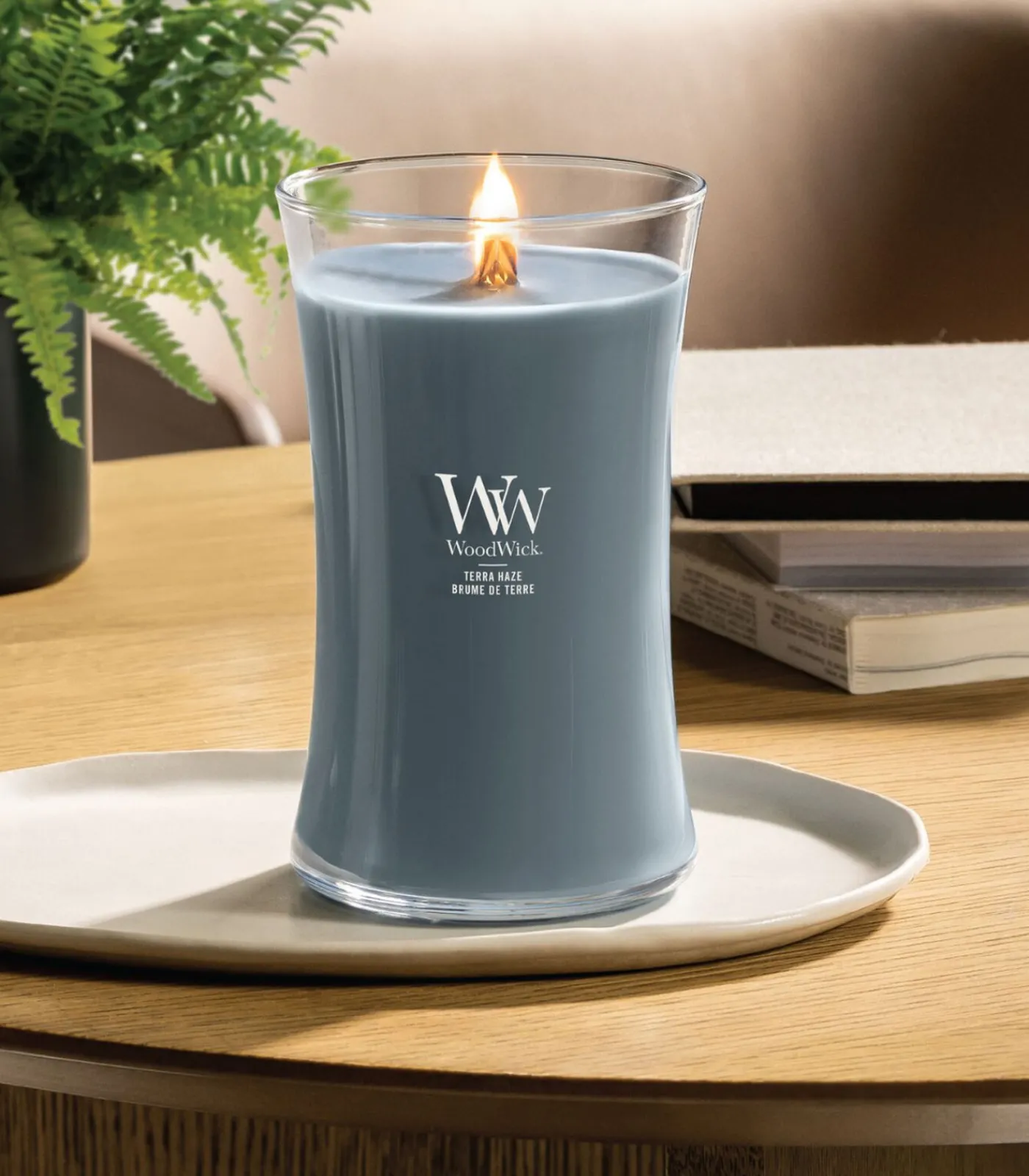 WoodWick Geurkaars Terra Haze Large Candle