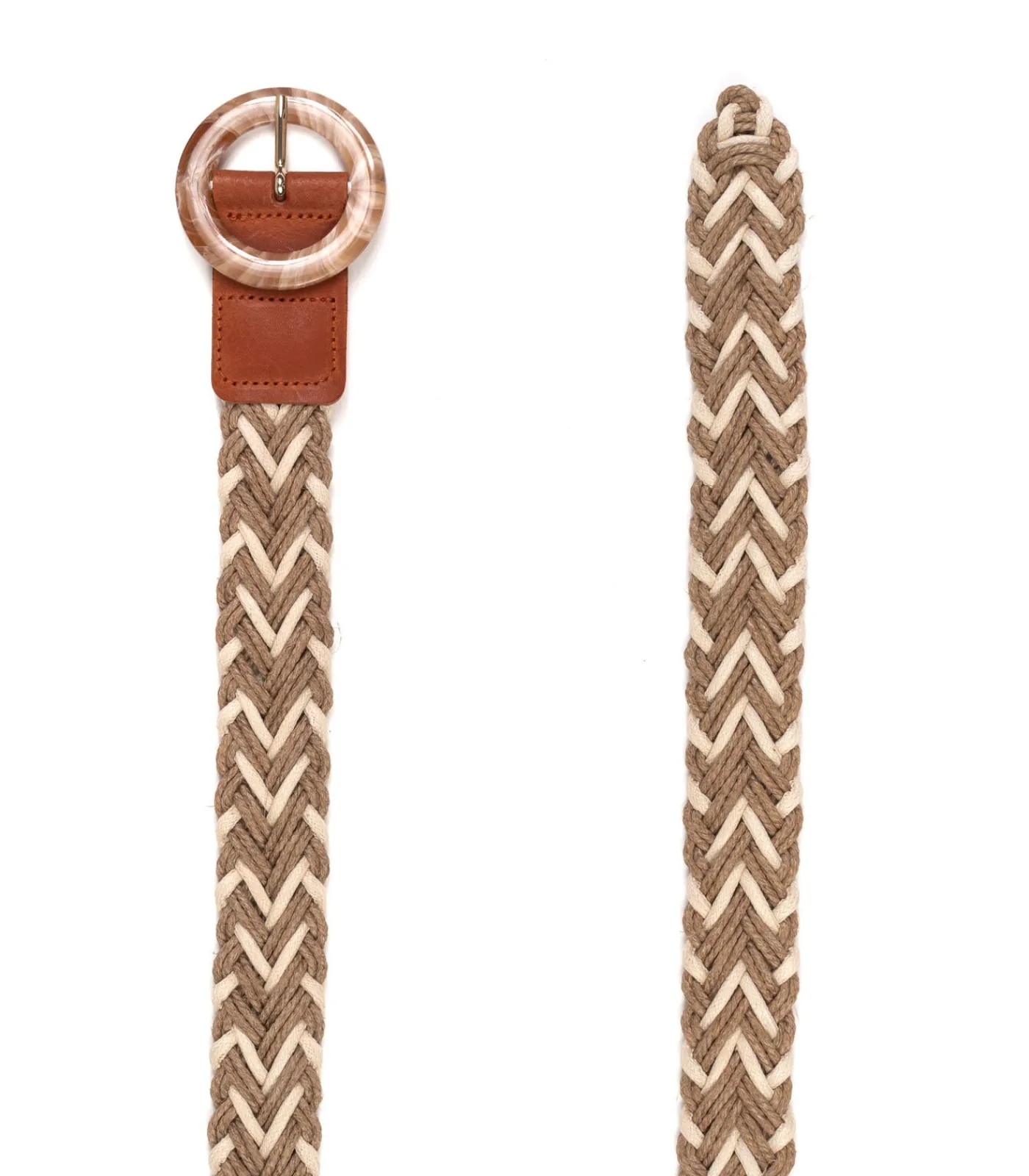 DAMES Fortex Gevlochten riem 4 cm Made in Belgium