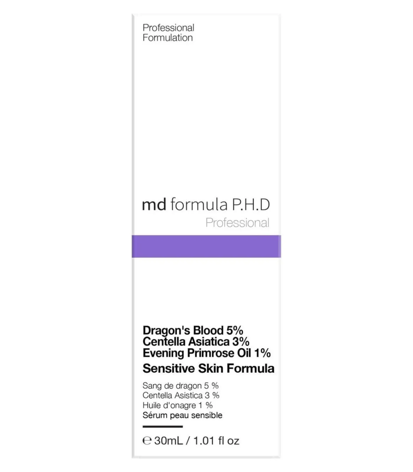 Online Gevoelige Huid Serum Dragon’s Blood 5%, Centella Asiatica 3%, Avond Primrose Olie 1% 30ml Skincare