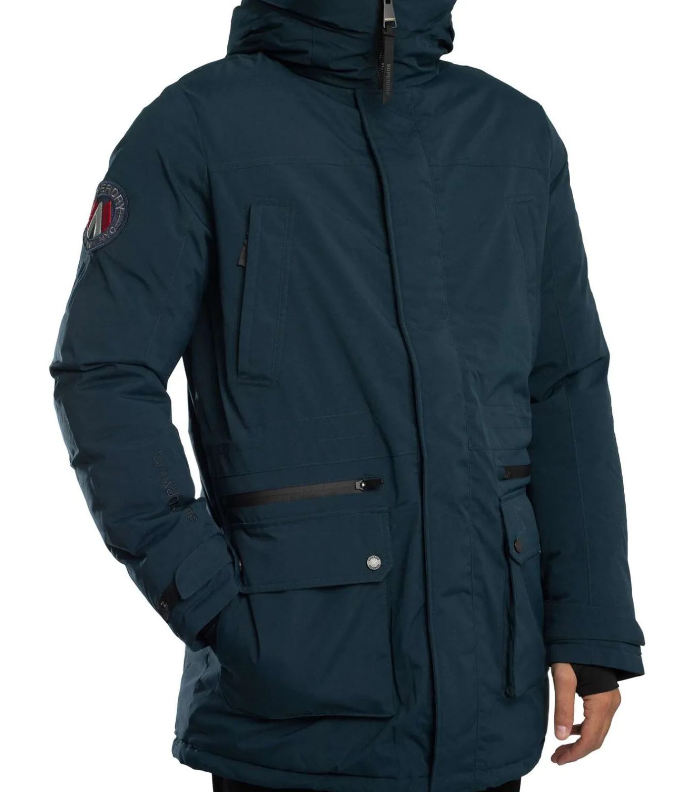 Heren Superdry Gewatteerd Parka-Jack Van City