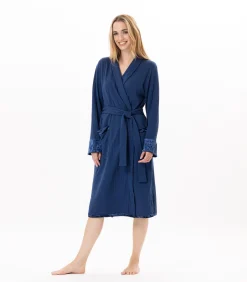 DAMES LE CHAT Gewatteerde katoenen badjas PILLOW 860