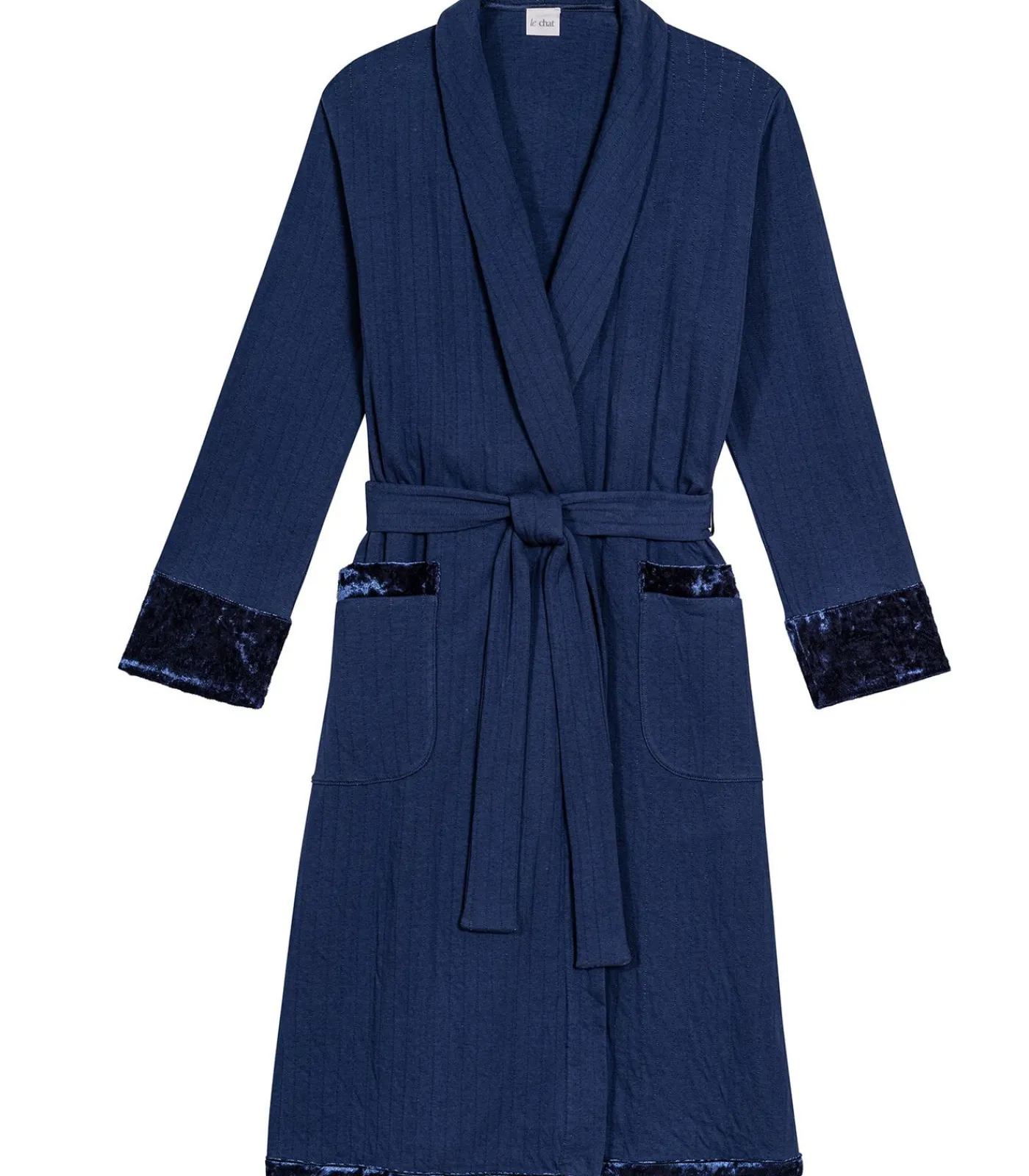 DAMES LE CHAT Gewatteerde katoenen badjas PILLOW 860