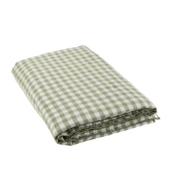 Blanc Cerise Gewatteerde plaid van katoen en linnen, PASSIE VOOR VICHY