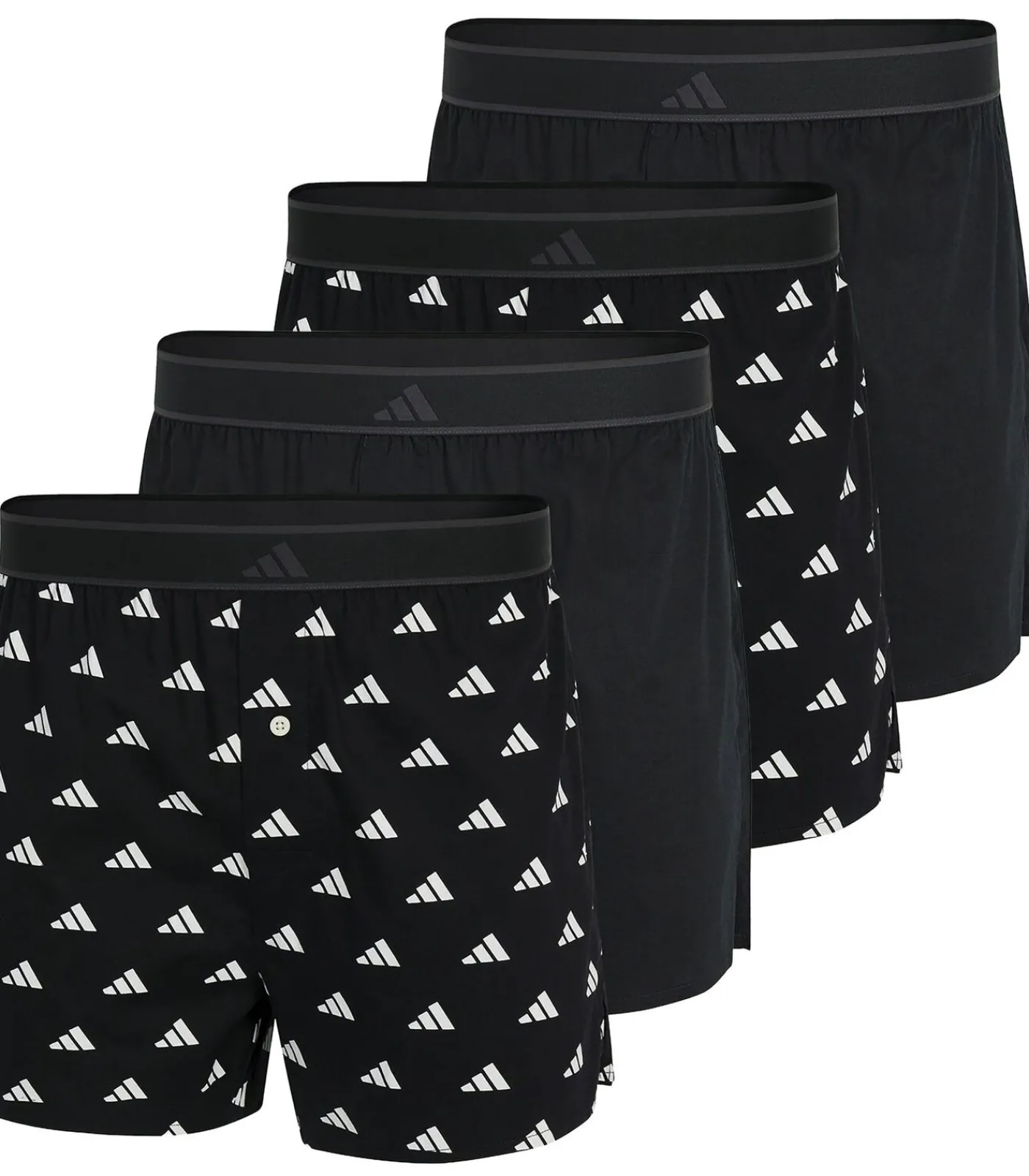 Heren Adidas Geweven boxershorts Verpakking van 4