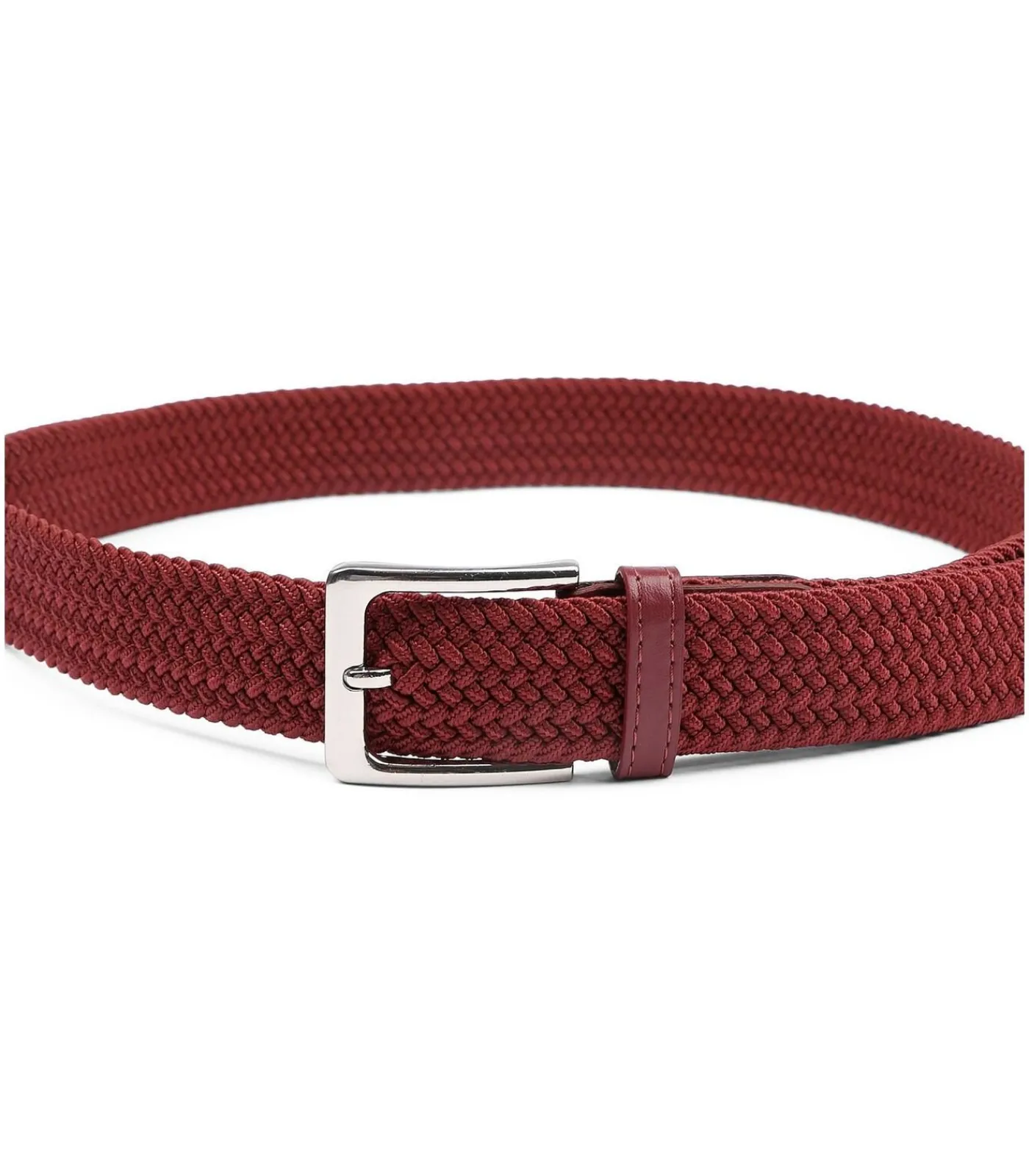 Geweven Riem Bordeaux Heren Riemen