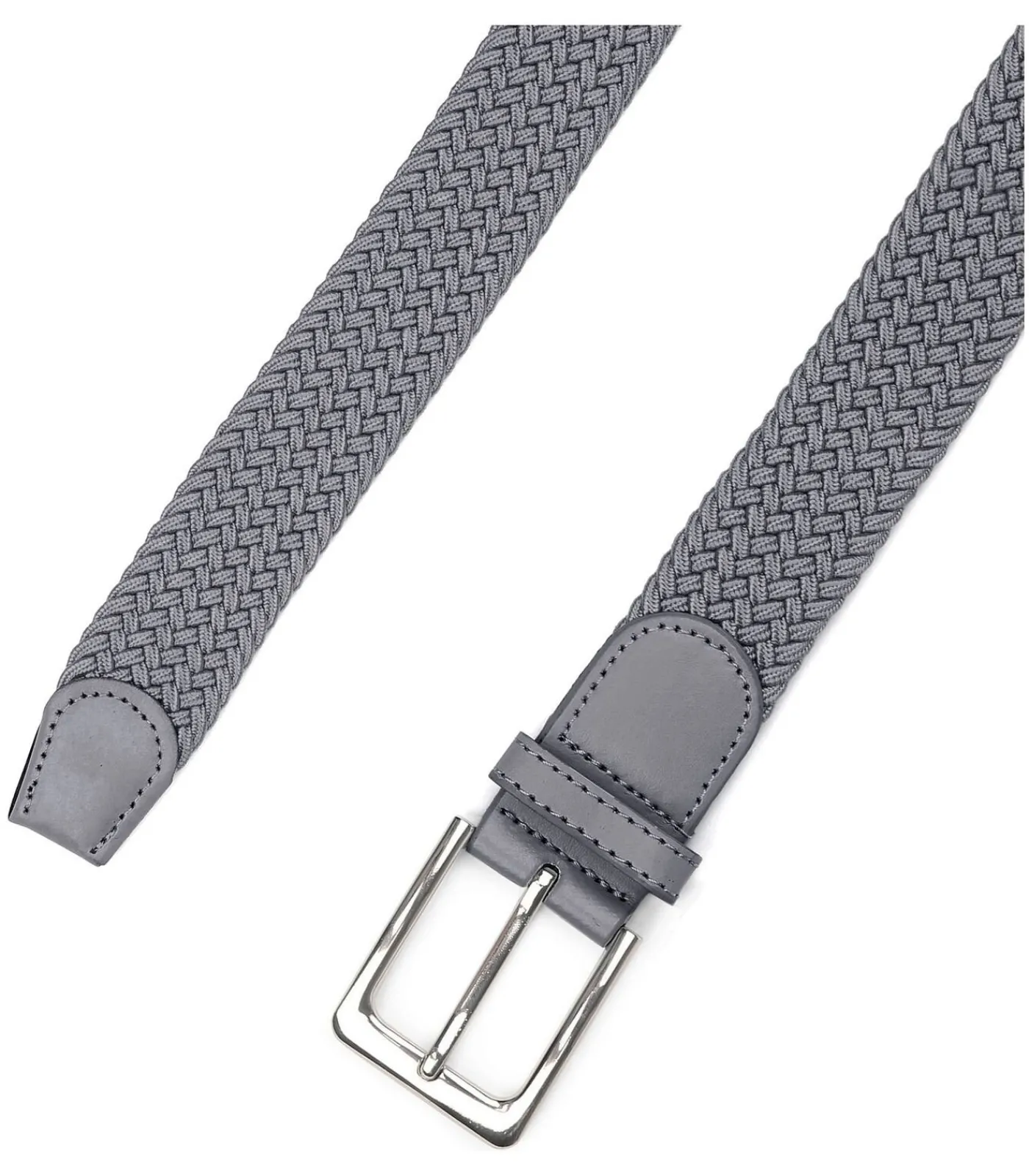 Clearance Geweven Riem Donkergrijs Heren Riemen