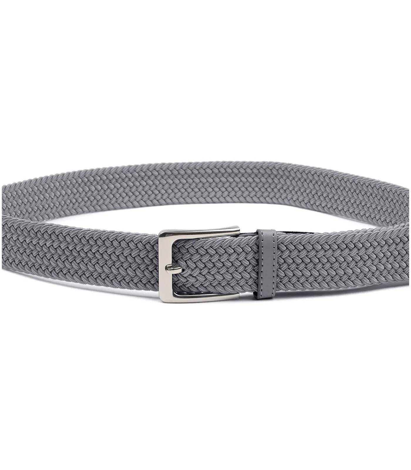 Clearance Geweven Riem Donkergrijs Heren Riemen