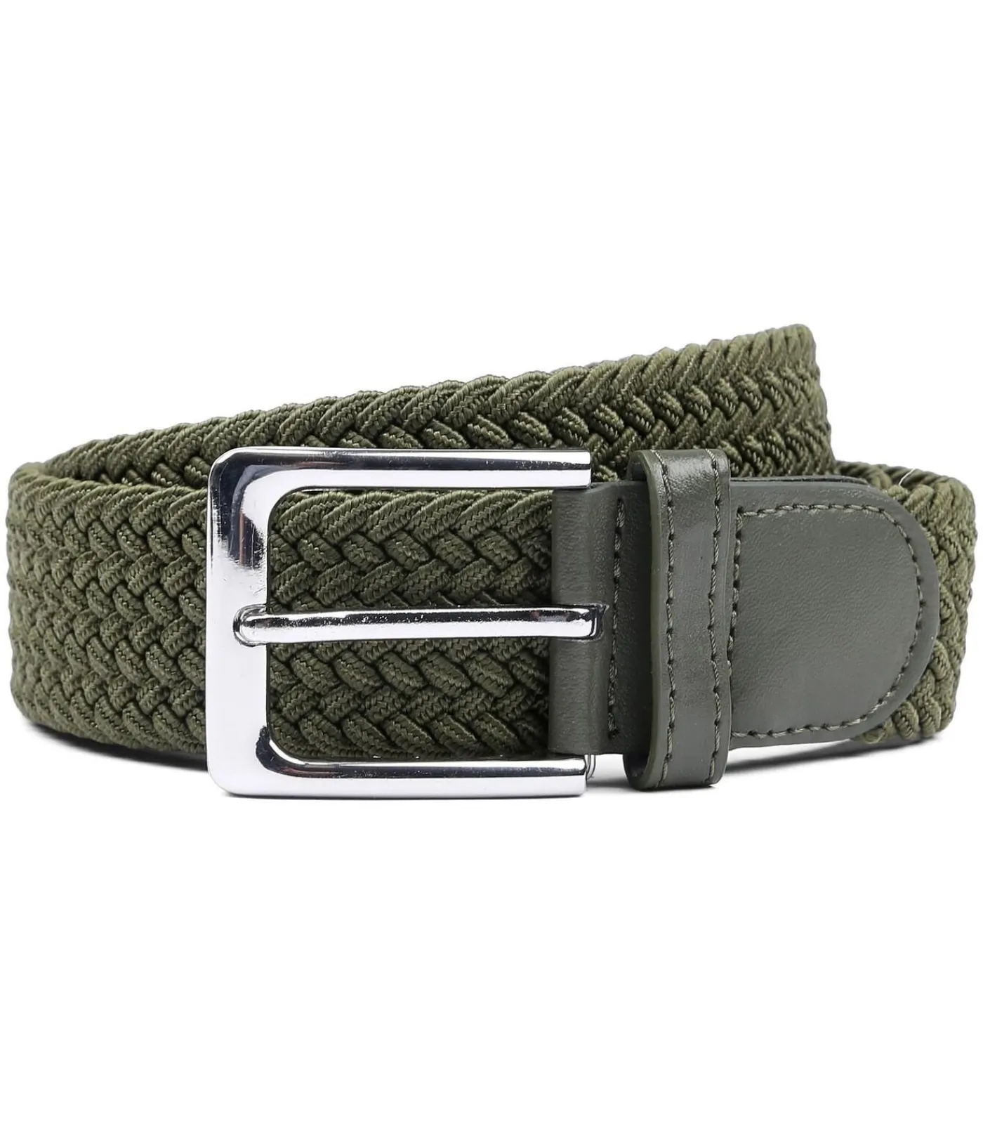 Sale Geweven Riem Legergroen Heren Riemen