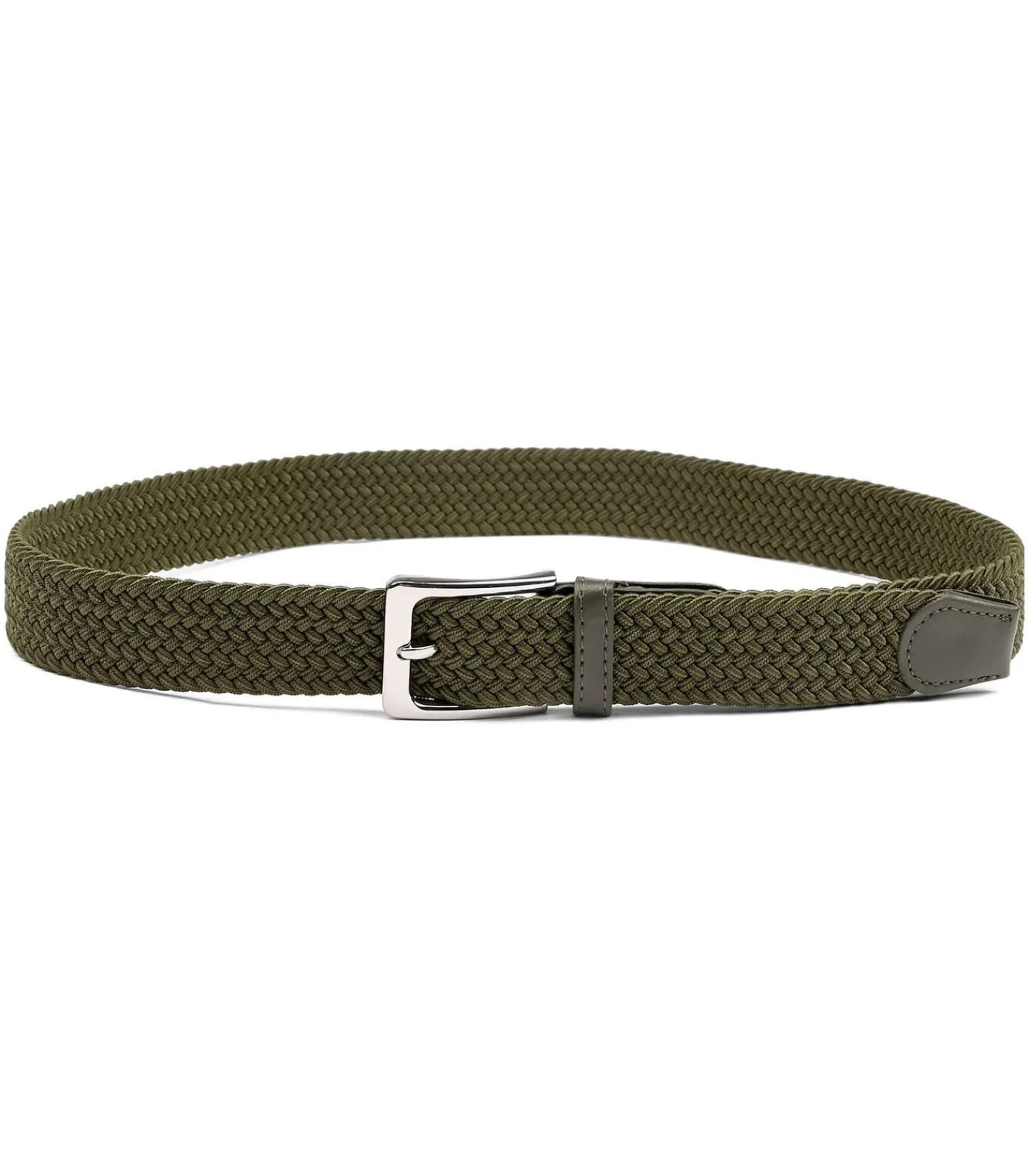 Sale Geweven Riem Legergroen Heren Riemen
