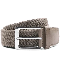 Online Geweven Riem Taupe Heren Riemen