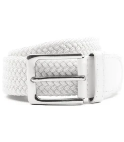 Hot Geweven Riem Wit Heren Riemen