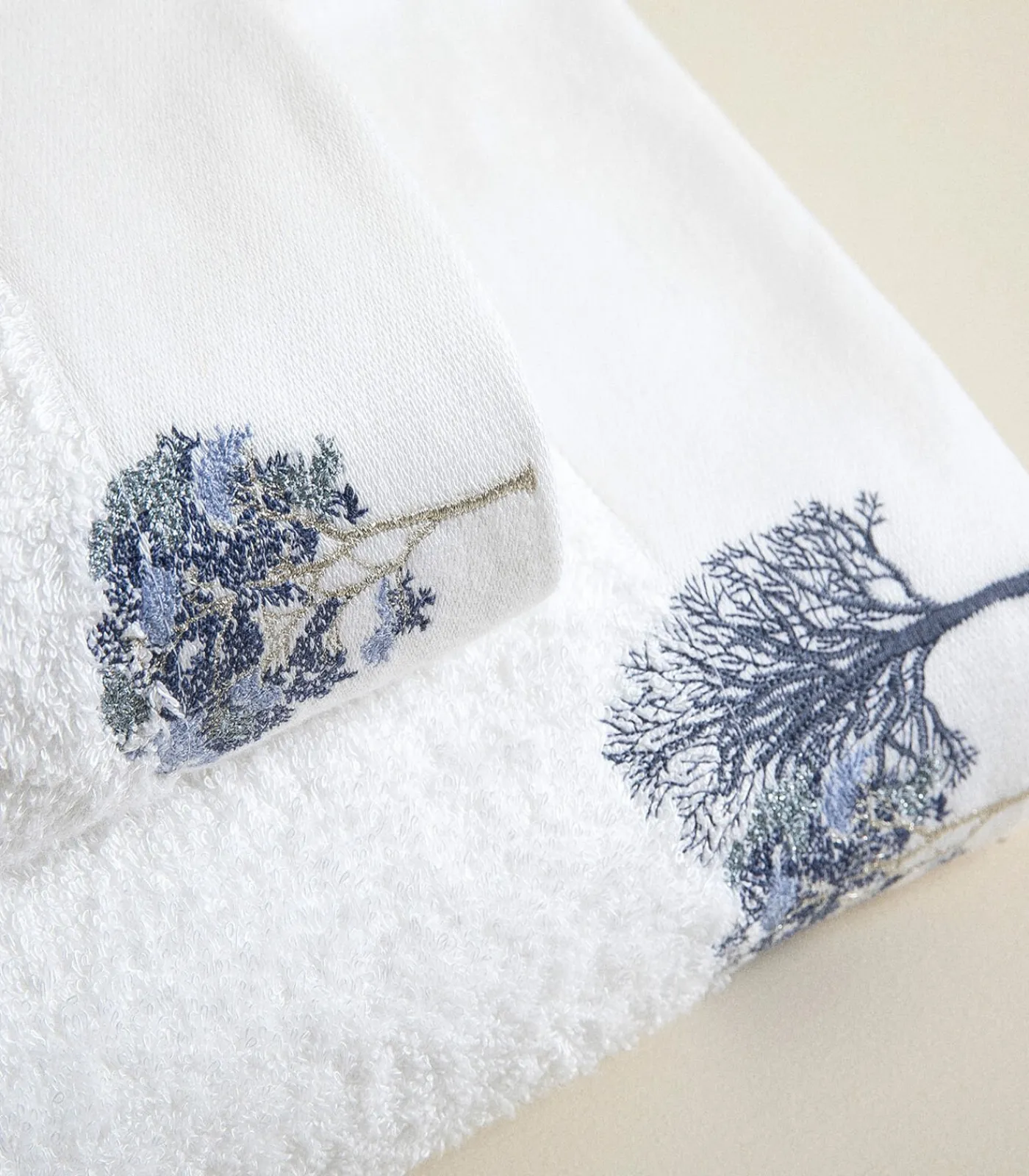 Hot Gezichtshanddoek Aneli 50x90 cm Wit Handdoeken