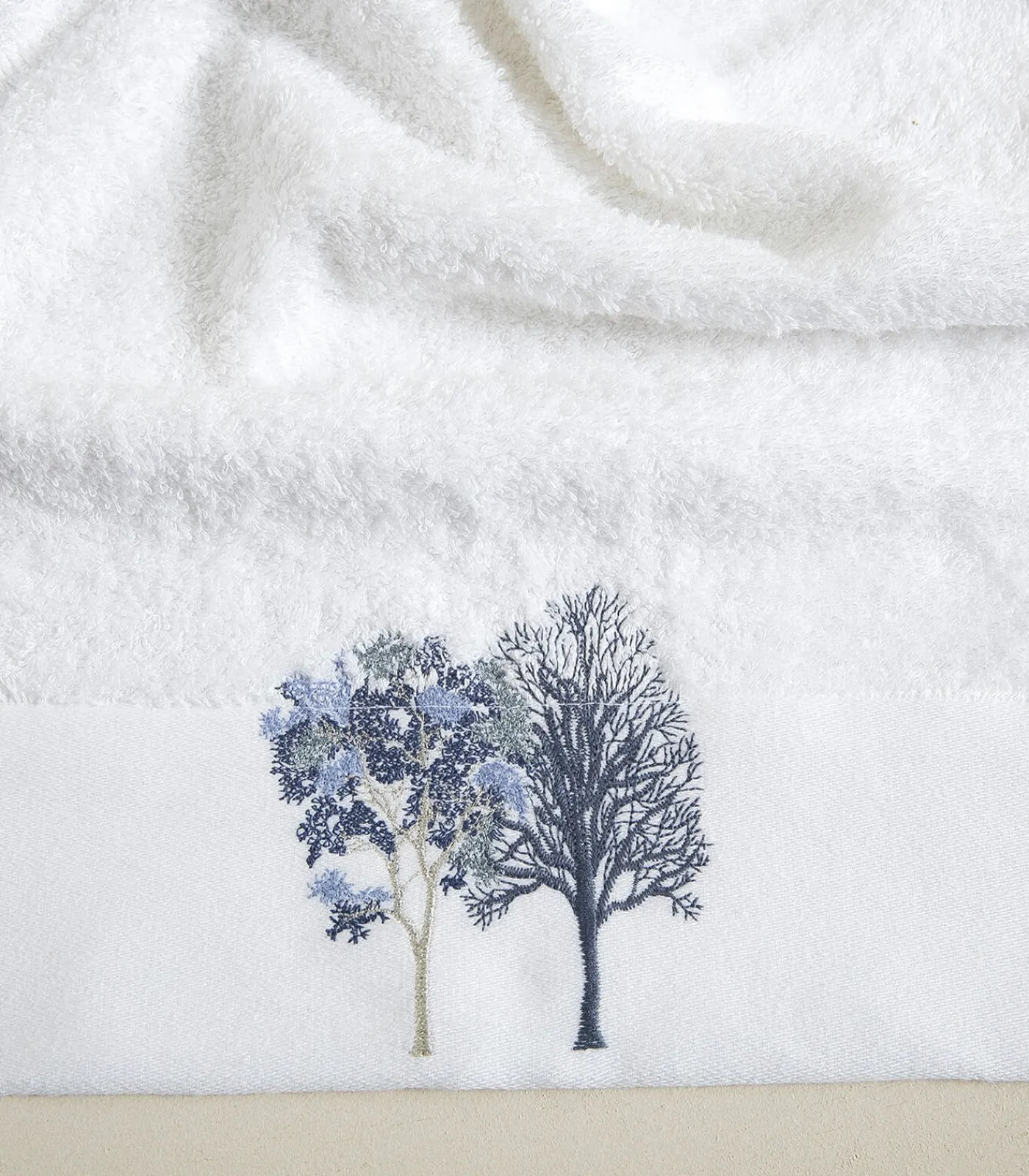 Hot Gezichtshanddoek Aneli 50x90 cm Wit Handdoeken