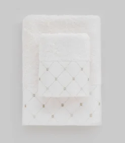 Outlet Gezichtshanddoek Cela 50x90 cm Ecru Handdoeken