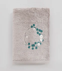 New Gezichtshanddoek Sage 50x90 cm Grijs Handdoeken