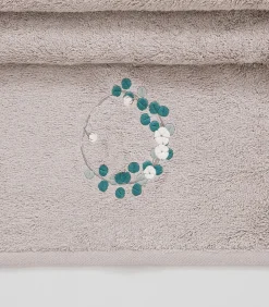 New Gezichtshanddoek Sage 50x90 cm Grijs Handdoeken