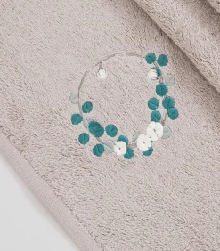 New Gezichtshanddoek Sage 50x90 cm Grijs Handdoeken