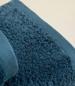 Chakra Gezichtshanddoek Solid 50x90 cm Nachtblauw