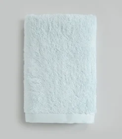 Clearance Gezichtshanddoek Solid 50x90 cm Lichtblauw Handdoeken