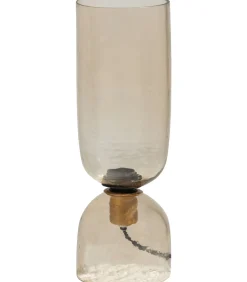 WOOOD Gigi Tafellamp Gehamerd Glas 38xØ15 cm - Naturel