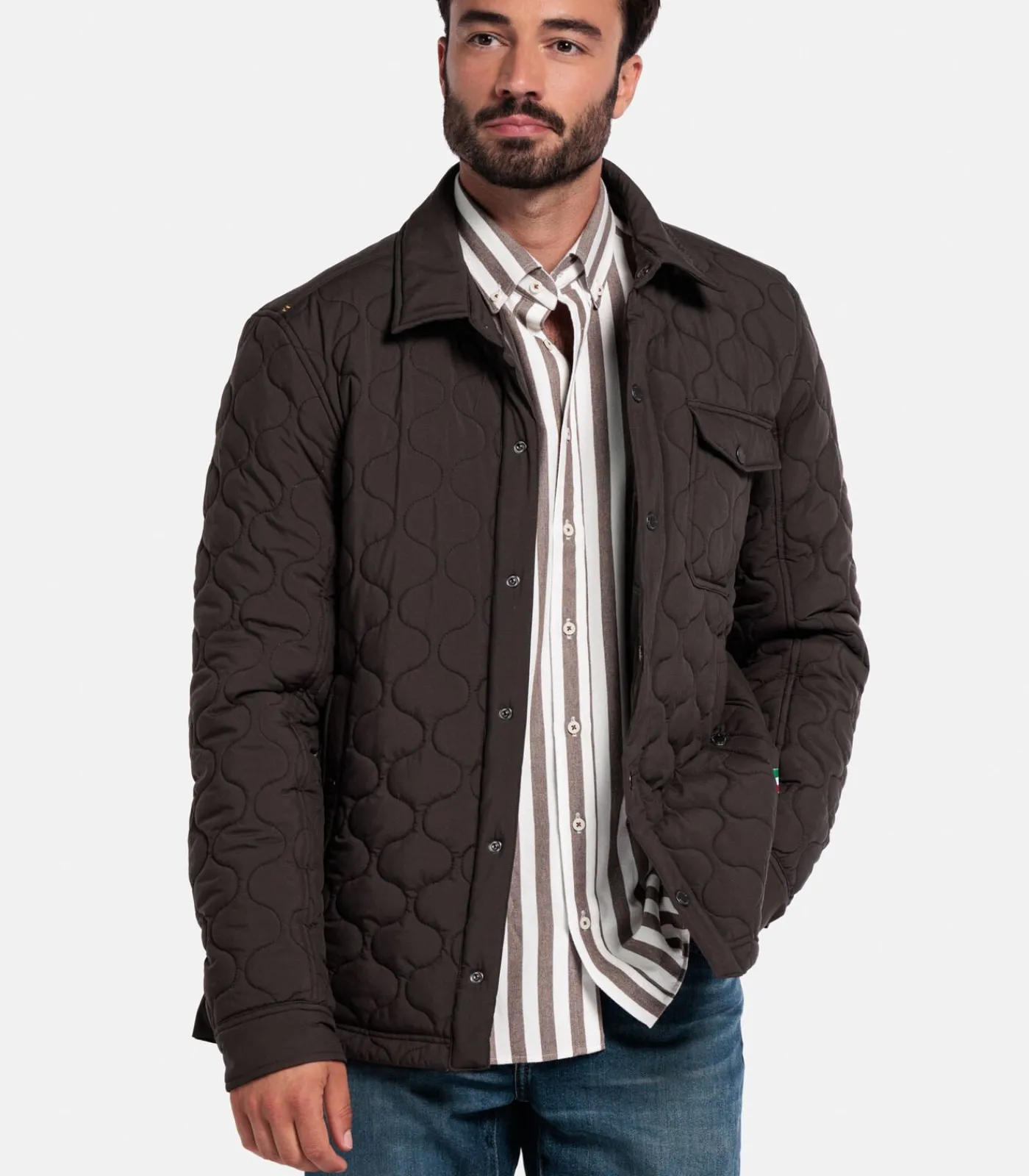 Sale Alfio Jack – Bruin Heren Jassen