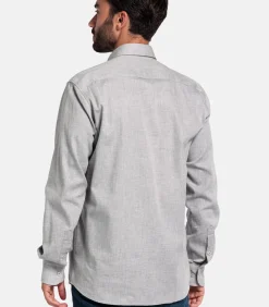 Heren Giordano Brando Flanel Overhemd – Grijs