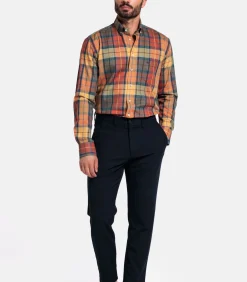 Heren Giordano Brando Overhemd - Rood