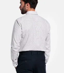 Heren Giordano Brando Overhemd – Donkerbruin