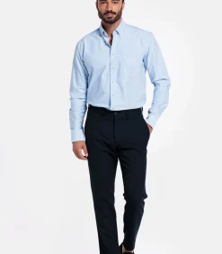 New Brando Oxfod Overhemd – Lichtblauw Heren Hemden