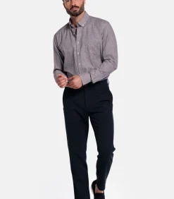 Sale Ivy Overhemd – Bordeaux Heren Hemden