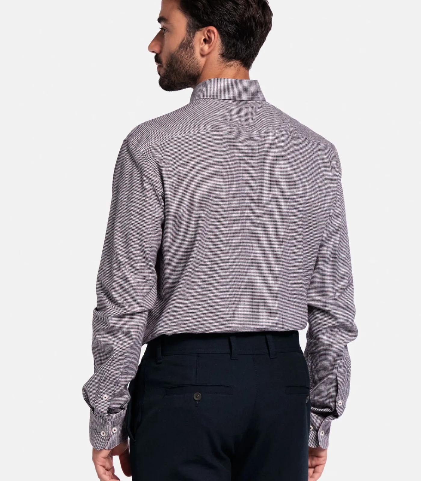 Sale Ivy Overhemd – Bordeaux Heren Hemden