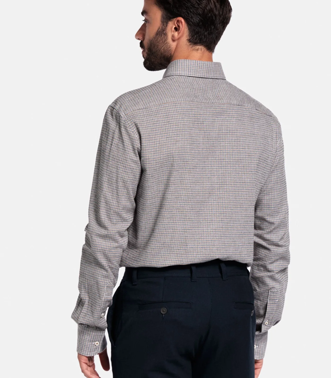 Heren Giordano Ivy Overhemd – Donkerbruin