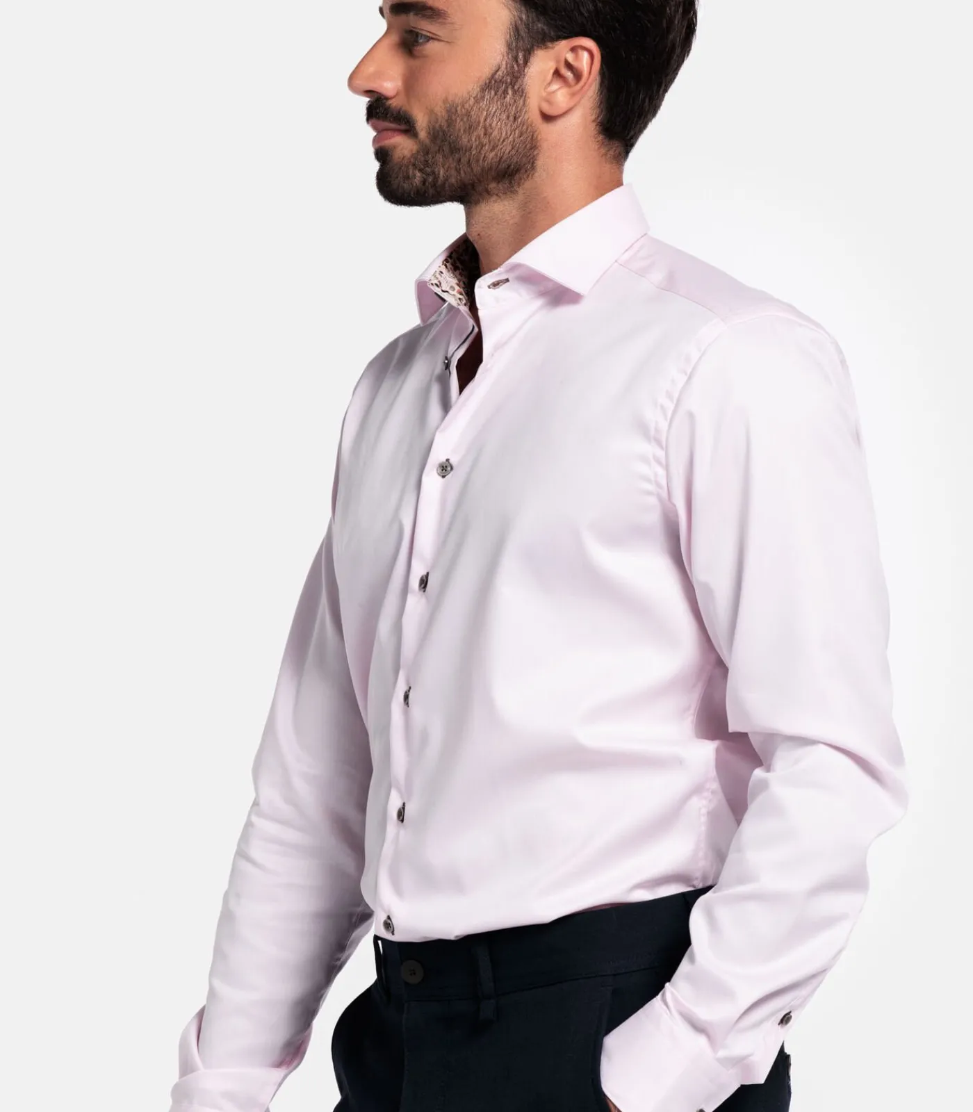 Heren Giordano Locarno Overhemd - Roze