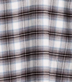 Heren Giordano Loretto Flanel Overhemd – Donkerbruin