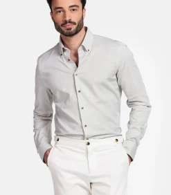 Loretto Modern Fit Overhemd – Pastelgroen Heren Hemden