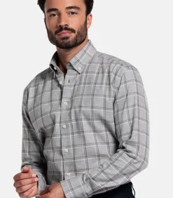 Heren Giordano Loretto Overhemd – Soft Grey