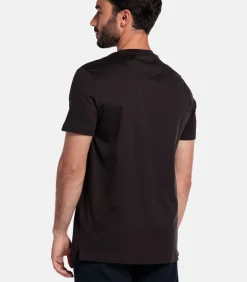 Outlet Luca Liquid Cotton T-shirt – Donkerbruin Heren T-Shirts & Polo's
